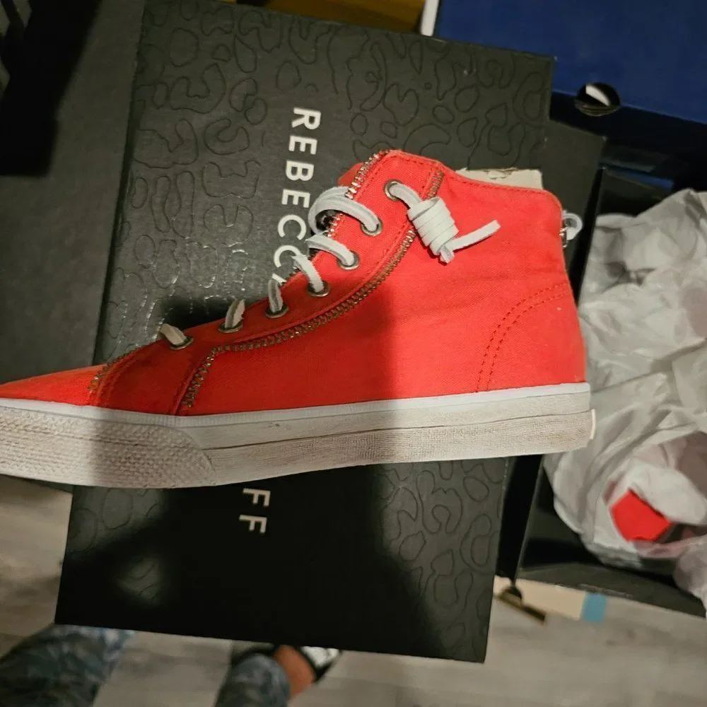 Sperry X Rebecca Minkoff Women High-Top Limited Edition Lace-Up Sneaker Size 5.5
